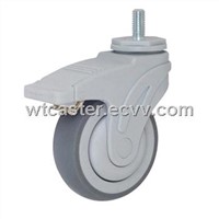 screw with brake medical machine castor wheel