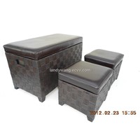 storage stool and ottoman box