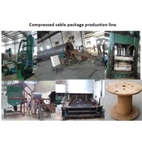 wooden cable reel machine