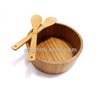 Bamboo salad bowl, bamboo bowls, bamboo fork spoon, salad bowls