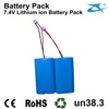 High Quality 18650 7.4V Li-ion Battery Pack 2200mAh for Medical Rechargeable Battery