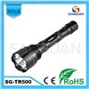 SG-TR500 Rechargeable 500lm High Brightness Red or Green LED Light Flashlight