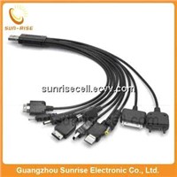 10 in 1 Universal multi USB Charger Cable for Cell Phone iPod PSP iPhone 3G MP3/MP4
