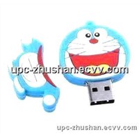 Hot Gifts Cartoon Doraemon Shaped USB Connector Flash Pendrive