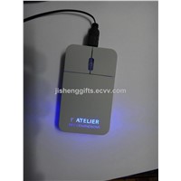 Hot Sale LED Light Flat Optical Mouse