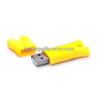 Plastic Dog Bone Shaped USB Pen Drive