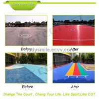 100% Guarantee High Quality  modified PP Exclusive modular volleyball court tiles
