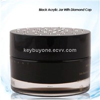 100ml diamond acrylic cream jar