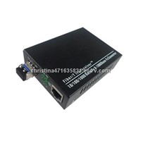 10/100/1000 Mbps Single Fiber Media Converter