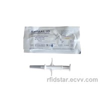 125KHz  FDX-A RFID Syringe/Injector(1.5X8MM /2X12MM) for animal
