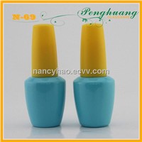 15ml nail polish glass bottle plastic cap