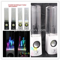 2013 new speaker ,when play music ,can water spray with 7 color