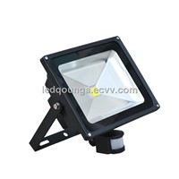 20W LED Floodlight Outdoor Garden Project Lamp with PIR Motion Sensor