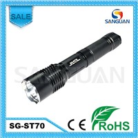 2 Switches Rechargeable Cree U2 LED Extensible Hot Sales Flashlight SG-ST70