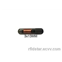 3x13mm/3.85x23mm/4x34mm134.2KHz HDX RFID Glass tag/Microchip for animal