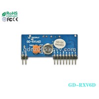 433 Mhz RF Products -ASK Wireless Receiver Module GD-RXV6D2