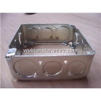 4" Square Steel Switch Box/Outlet Box