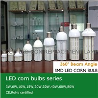 6W E26 E27 E14 LED corn bulbs LED corn lamps with 100pcs 3528 LEDs 110v 220v