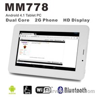 7inch 2g Phone GPS Bluetooth Good Price &amp;amp; Quality Tablet PC with CE, FCC