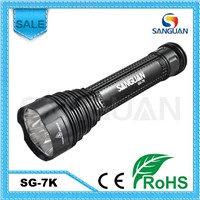 8000 Lumen Rechargeable Police LED Flashlight With Extension Tube SG-7K
