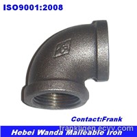 Black Mallable Iron Pipe Fitting Elbow