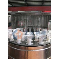 Bottle rinsing machine