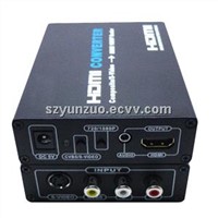 CVBS/S-video to HDMI Converter Scaler