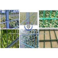 Double wire mesh fence panel