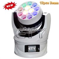 ETY-120 12pcs Stepless rotation LED beam light