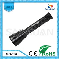 Extensible 5 Modes Camping 2013 CreeT6 18650 LED Flashlight SG-5K