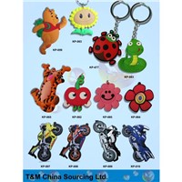 Fashion PVC keychain