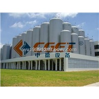 Fermentation tanks for large brewery