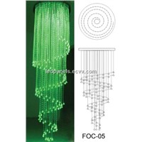 Fiber optic Light Chandelier FOC-05 with 3*075mm side sparkle fiber
