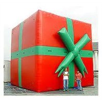 Gaint Inflatable Christmas Gift Box for Christmas Decoration (XZ-CH-040)