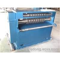 Gang slitting/cutting machine for tin cans