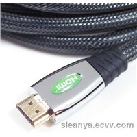 HDMI Cable + Zinc alloy case+ 3D and Ethernet