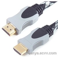 High Speed HDMI Cable with Grey&amp;amp;Black color