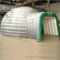 Inflatable igloo tent
