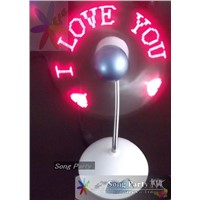 LED USB fan