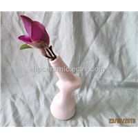 Modern Hand Made Twisted Ceramic Vase