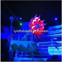 NEW Inflatable Party decoration RGB light star with air blower wedding & Stage