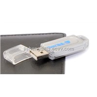 Nice Clear Plastic USB Pen Stick with Keyring of 4GB 8GB 16GB