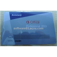 Office professional 2013 lenovo key card, product key card 2013 lenovo