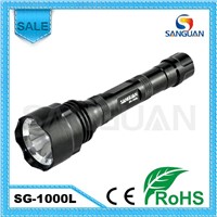 SG-1000L Cree T6 LED 1000lumens waterproof powerful hunting torch flashlight &amp;amp;emergency flashlight
