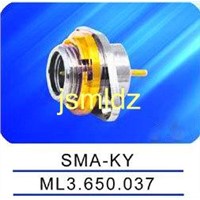 SMA female  connector ,connecting high frequency cable,straight,50ohm impedence,mounted with nut