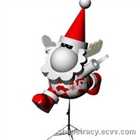 Santa Clause Christmas Inflatable, for Indoor/Outdoor use