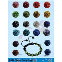 Shamballa fashion  Crystal ball Beads