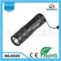 Shenzhen manufacturer Cree Q3 Mini LED Flashlight rechargeable medical flashlight