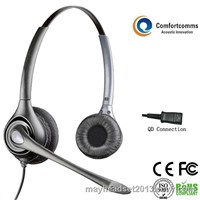 Specialized call center computer headset with microphone HSM-602RPQD