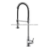 Stainless kitchen faucet with pull out spray,easier clean for your kitchen K102B